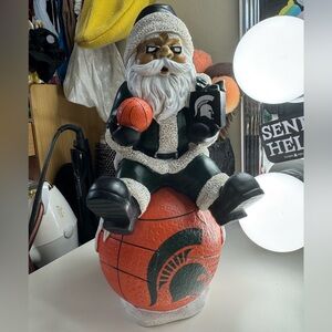 Forever Collectibles MSU Basketball Santa Michigan State University Christmas
